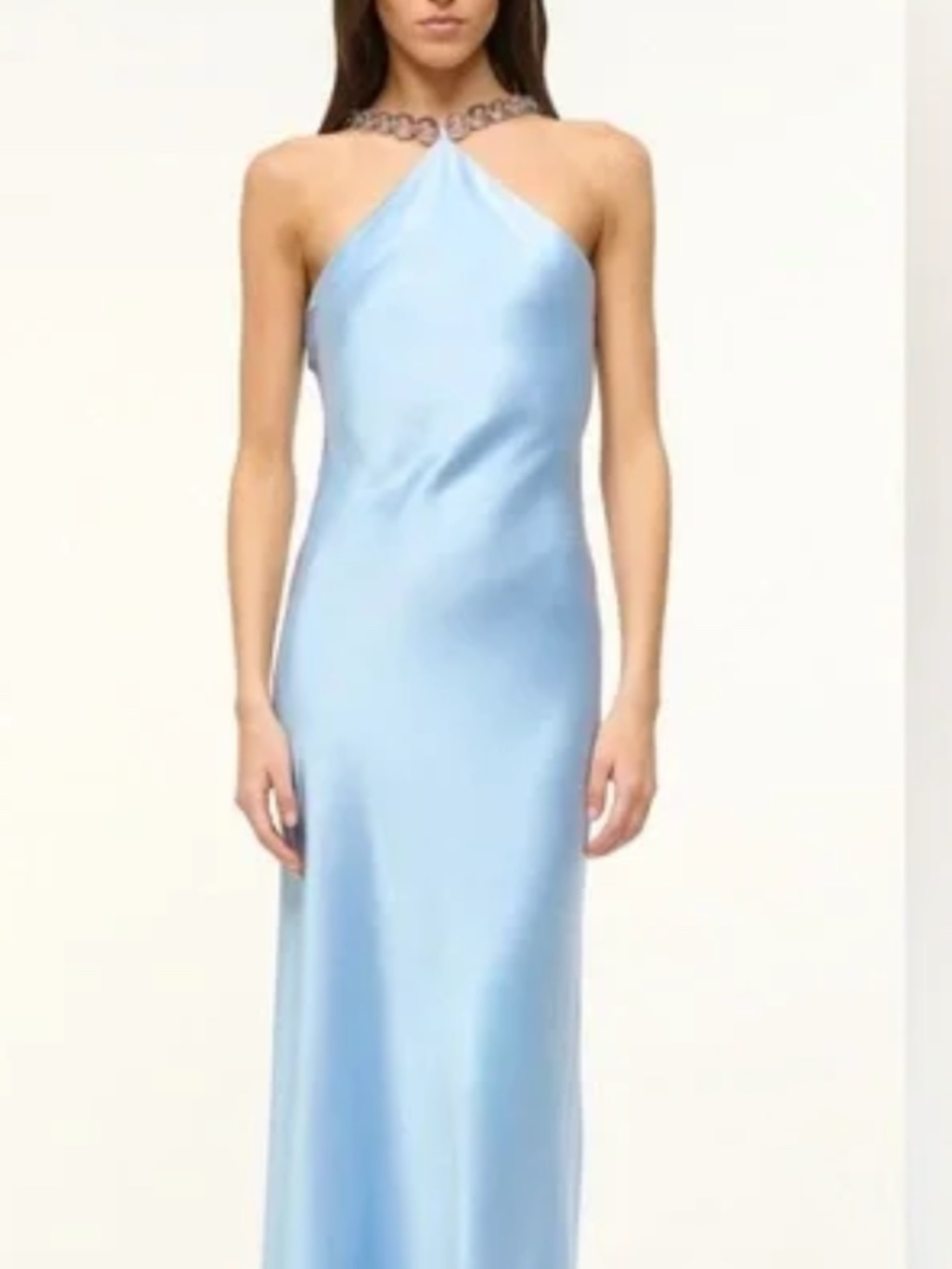 STAUD Light Blue Cadence Dress Azure New NWT